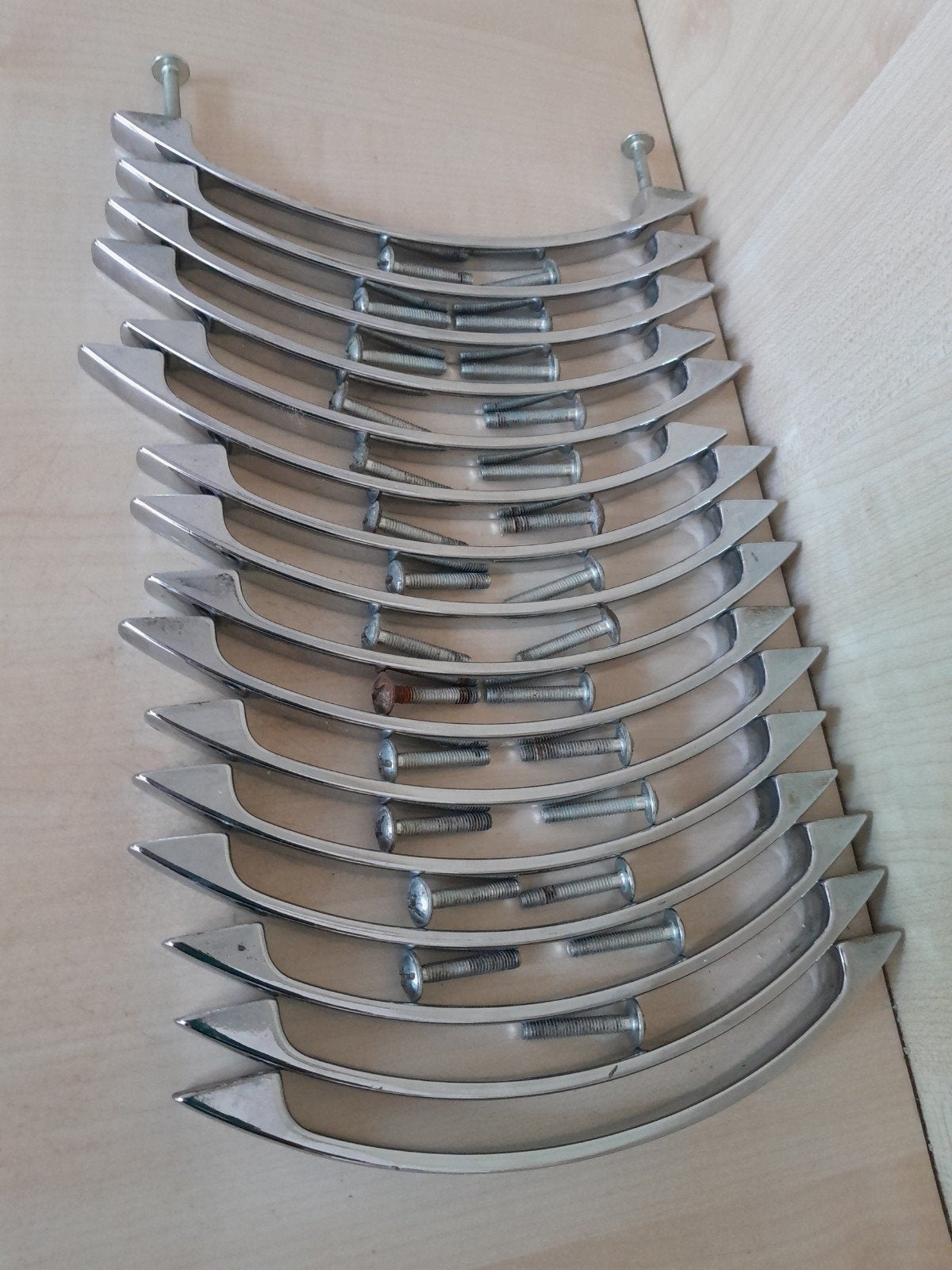 Handvaten keukenkastjes/laden., Huis en Inrichting, Keuken | Keukenelementen, Ophalen, Minder dan 50 cm, Gebruikt, Minder dan 100 cm