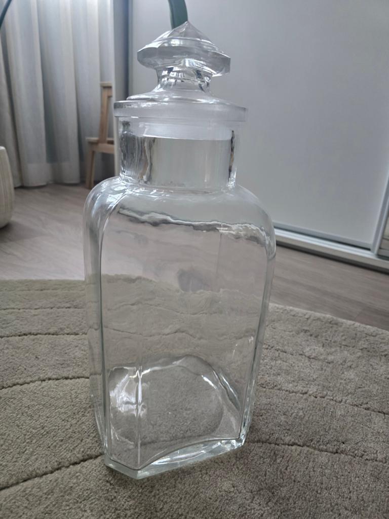 Glazen fles met stolp, Ophalen of Verzenden