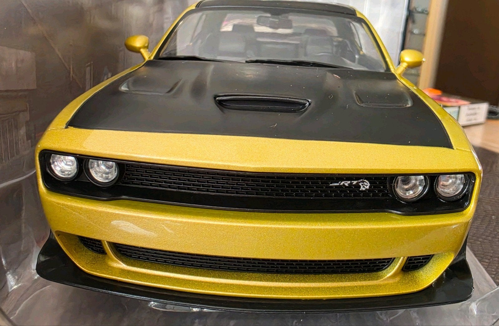 Dodge Challenger R/T Scat Pack Widebody, Hobby en Vrije tijd, Ophalen of Verzenden, Nieuw, Auto, Solido