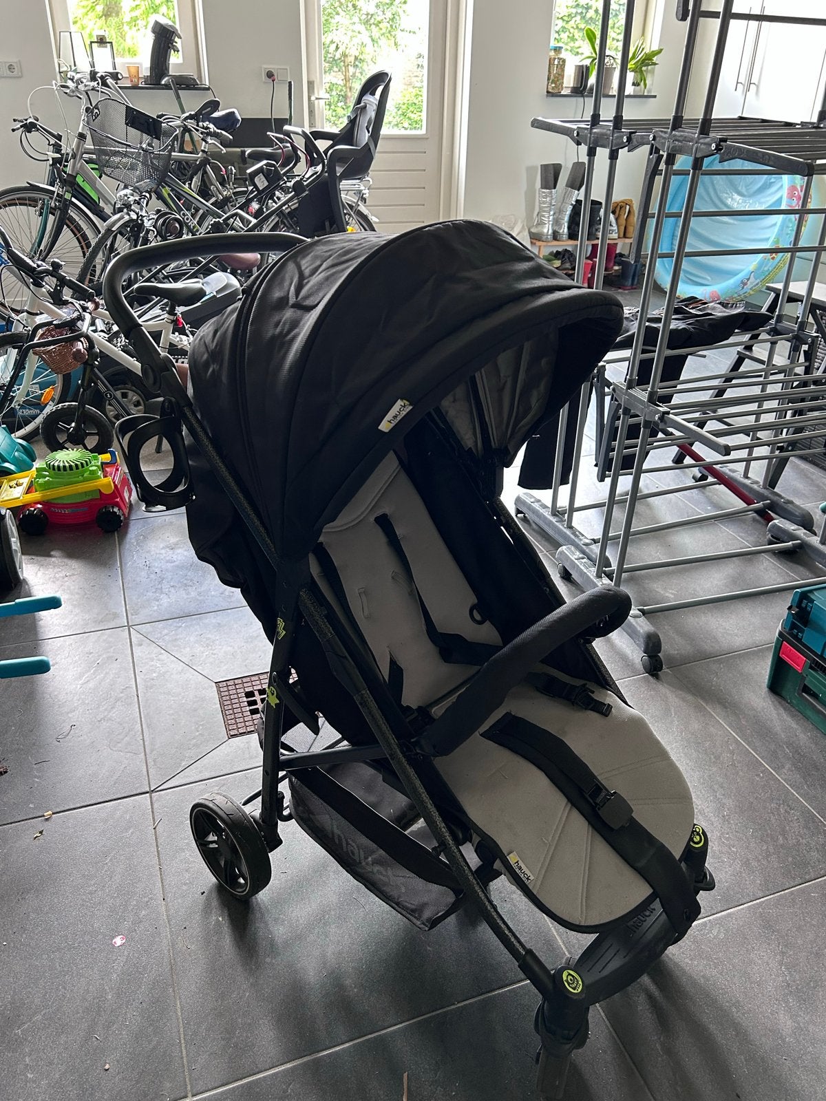 Hauck Combi- kinderwagen - buggy en reiswieg, Kinderen en Baby's, Kinderwagens en Combinaties, Zo goed als nieuw, Combiwagen, Met reiswieg