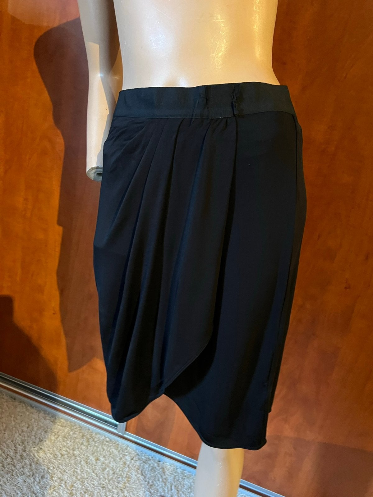 DOLCE&GABBANA rok met overslag, maat M (IT 46), ZGAN, Maat 38/40 (M), Dolce & Gabbana, G, Zwart