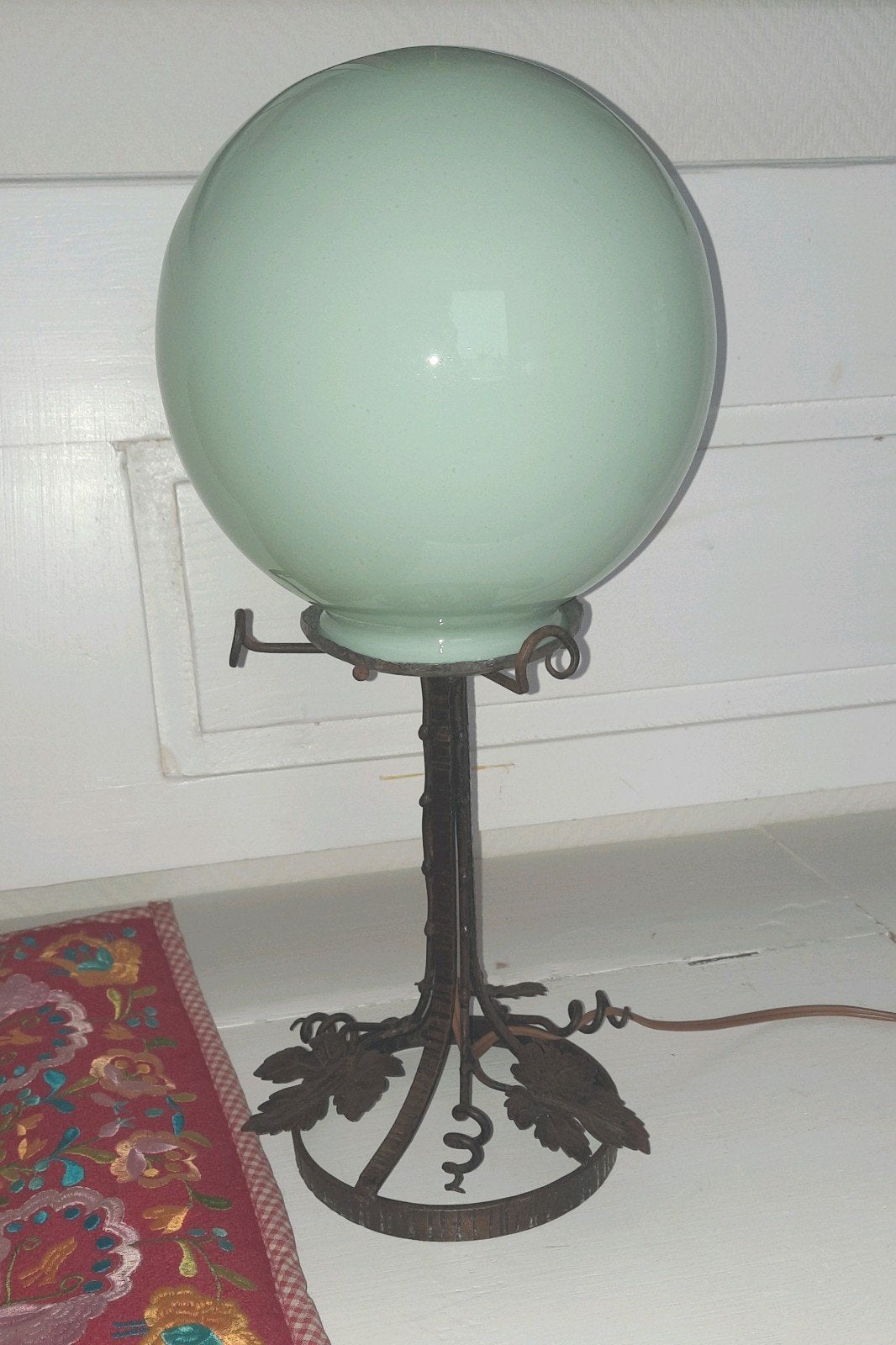 Smeedijzeren lamp druiven ranken, lees de beschrijving, Ophalen of Verzenden