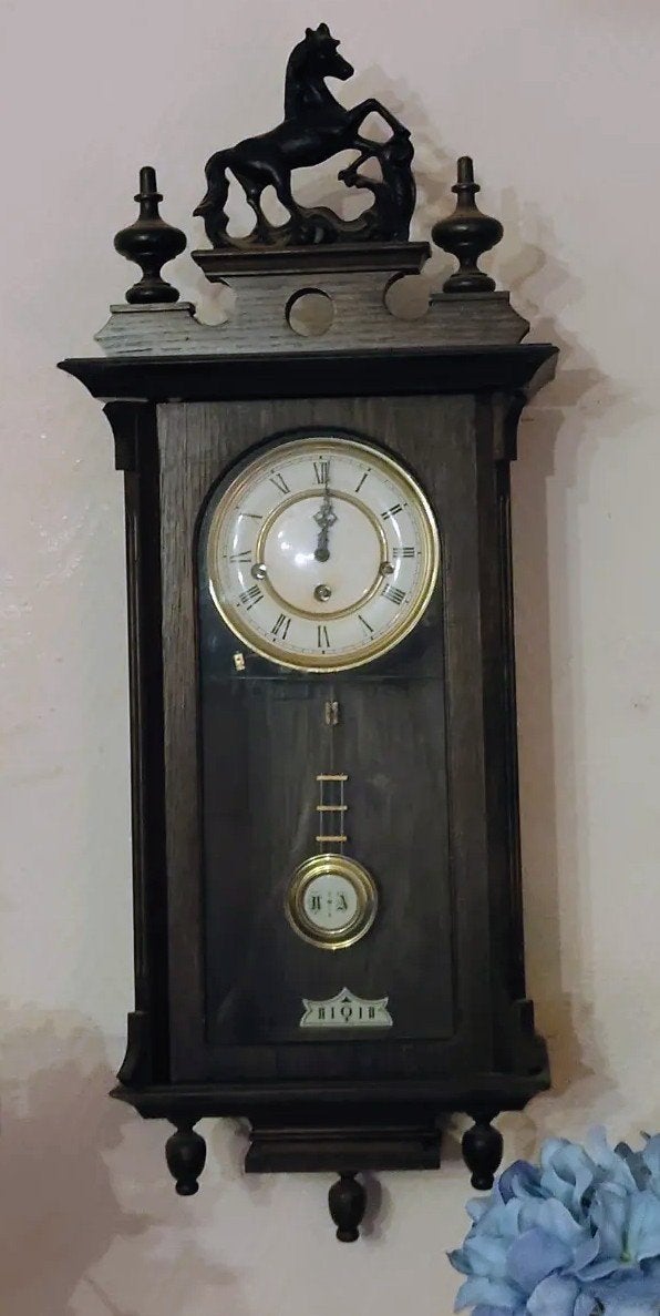 Wenen Antieke  Regulator wandklok, Ophalen of Verzenden