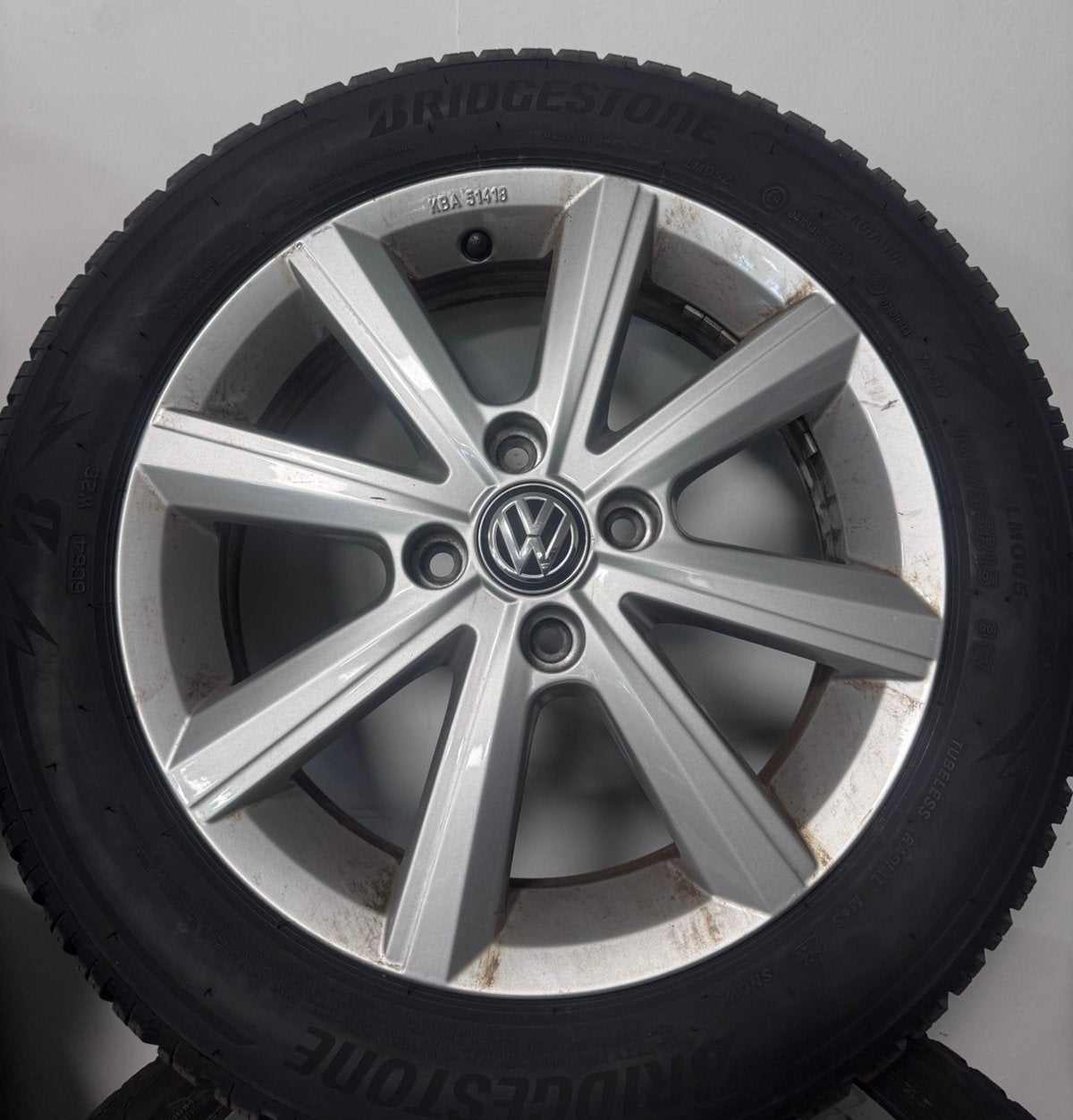 Originele Volkswagen Up 15 inch velgen | Winterbanden, Ophalen, Zo goed als nieuw