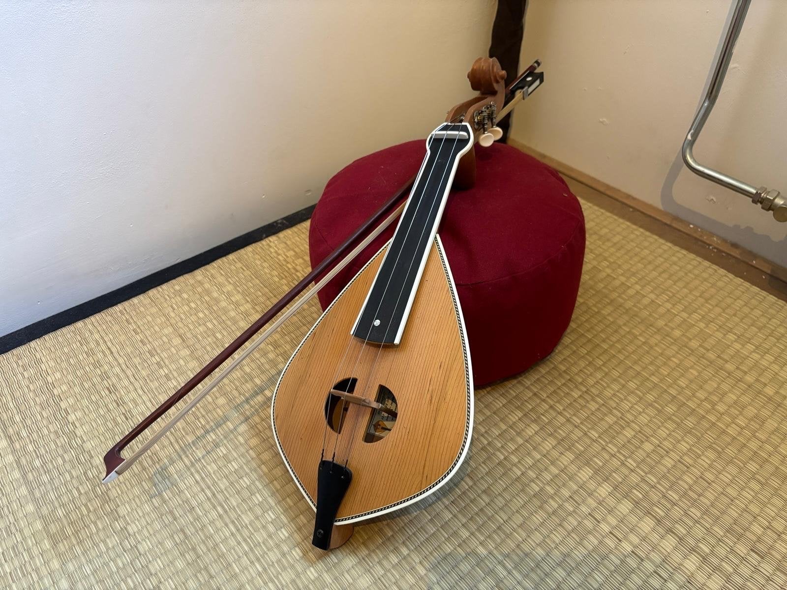 Kretense Lyra met Stiergravure, Muziek en Instrumenten, Strijkinstrumenten | Violen en Altviolen, Ophalen, Overige formaten, Viool