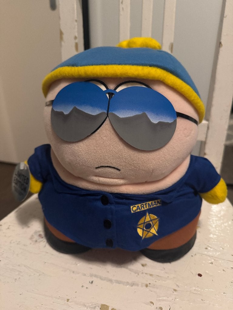 South Park Cartman Cop Pluche Limited Edition, Overige merken, Overige karakters, Overige typen, Ophalen of Verzenden
