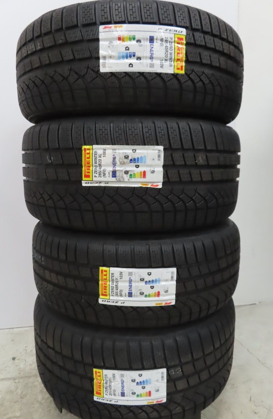 Originele Porsche Taycan 20 inch velgen nieuwe winterbanden, 245 mm, -, -, Banden en Velgen