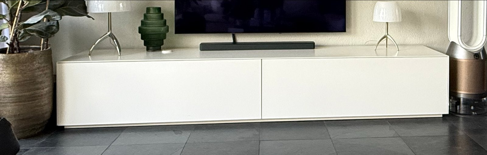 Piure Nex Sideboard - Modern Wit Design, Huis en Inrichting, Ophalen, Overige materialen, Gebruikt, 200 cm of meer