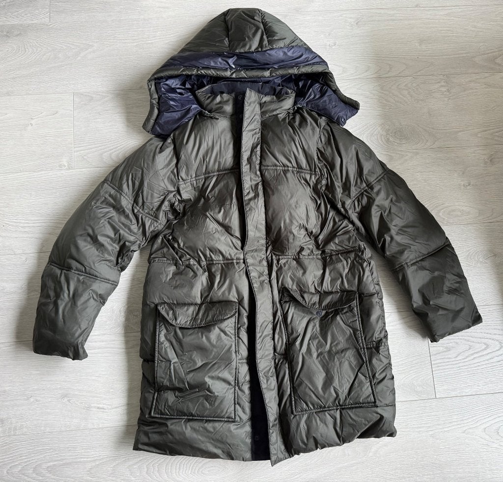 Originele EMPORIO ARMANI leger groene jas maat 164!, Gebruikt, Verzenden, Emporio Armani, Jongen