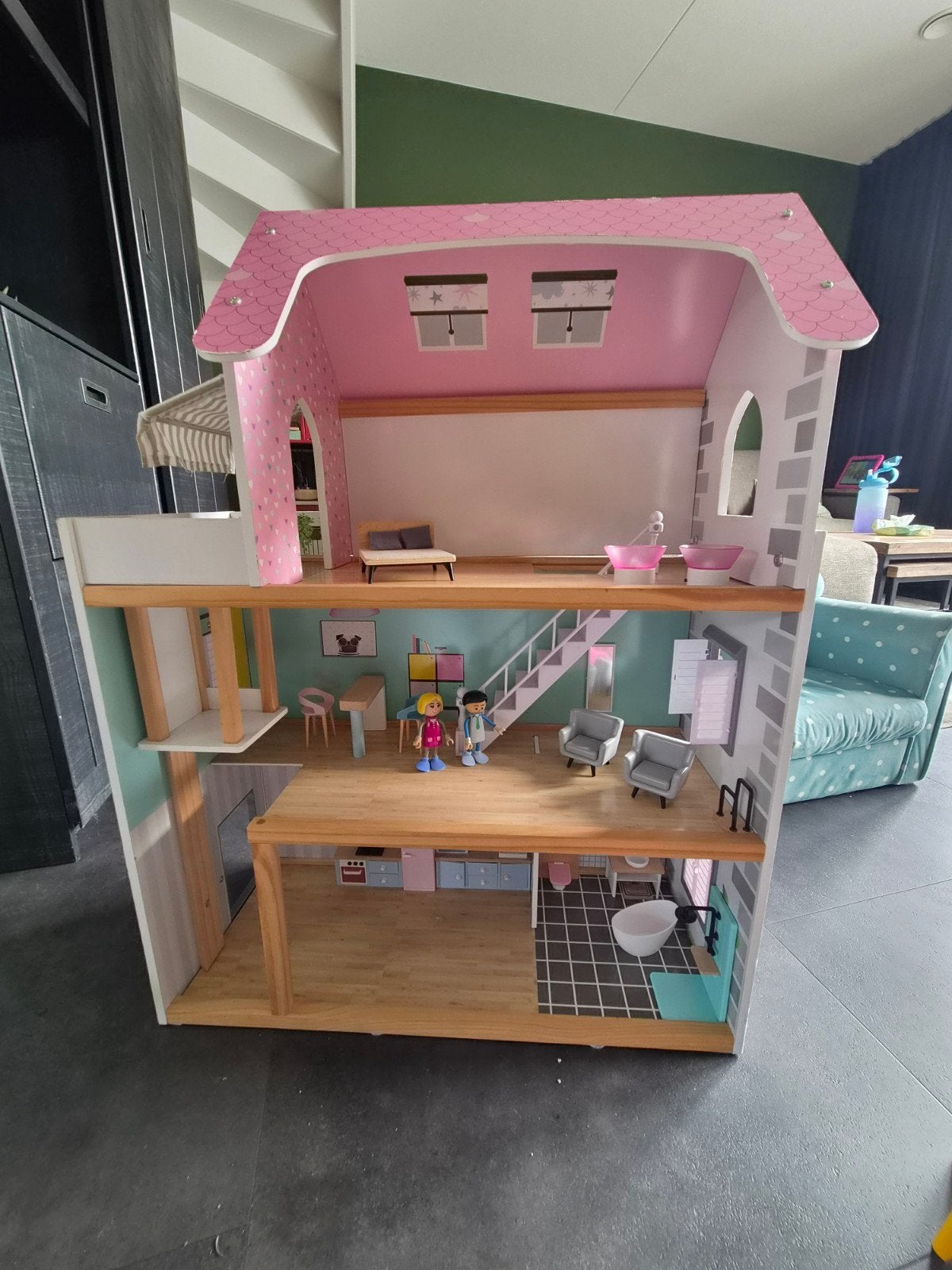 Leuk poppenhuisje!, Ophalen, Gebruikt, Poppenhuis