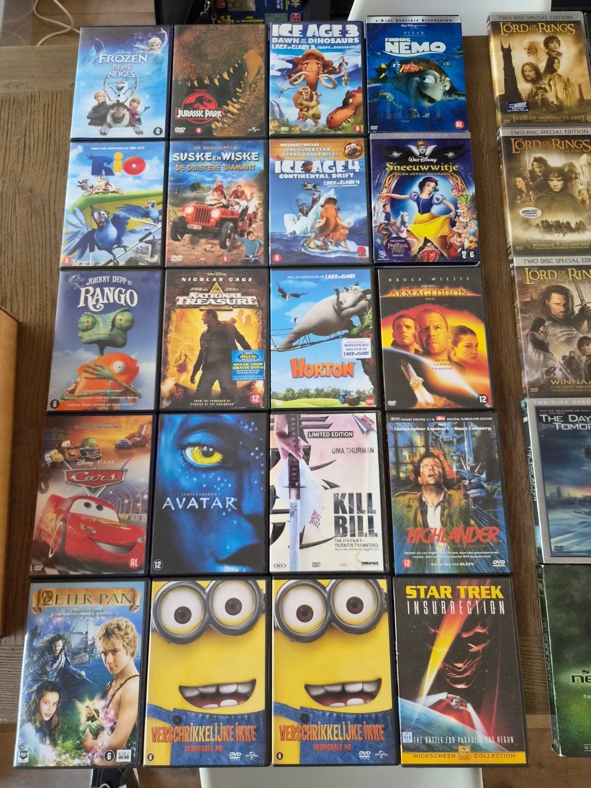 37x dvd Diney, Pixar en boxen, Alle leeftijden, Ophalen of Verzenden, Zo goed als nieuw, Overige typen