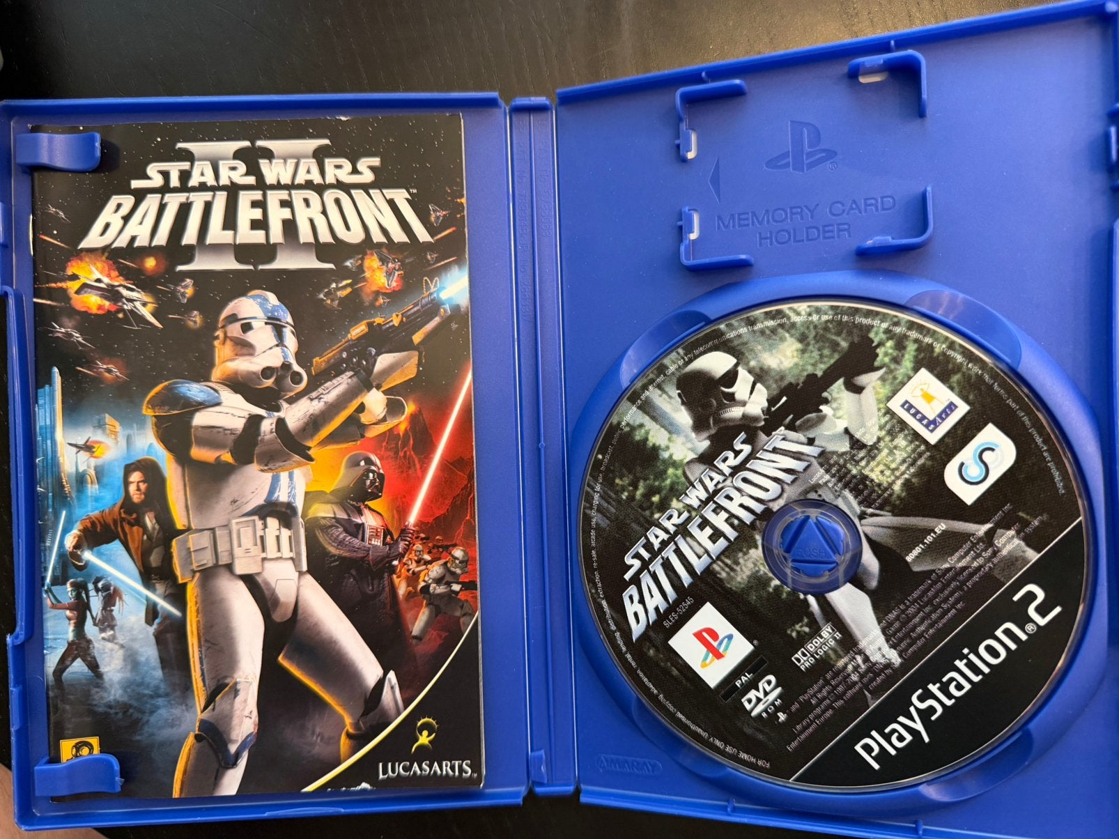 PS2 Star Wars Battlefront Compleet met Boekje, 1 speler, Ophalen of Verzenden, Zo goed als nieuw, Shooter