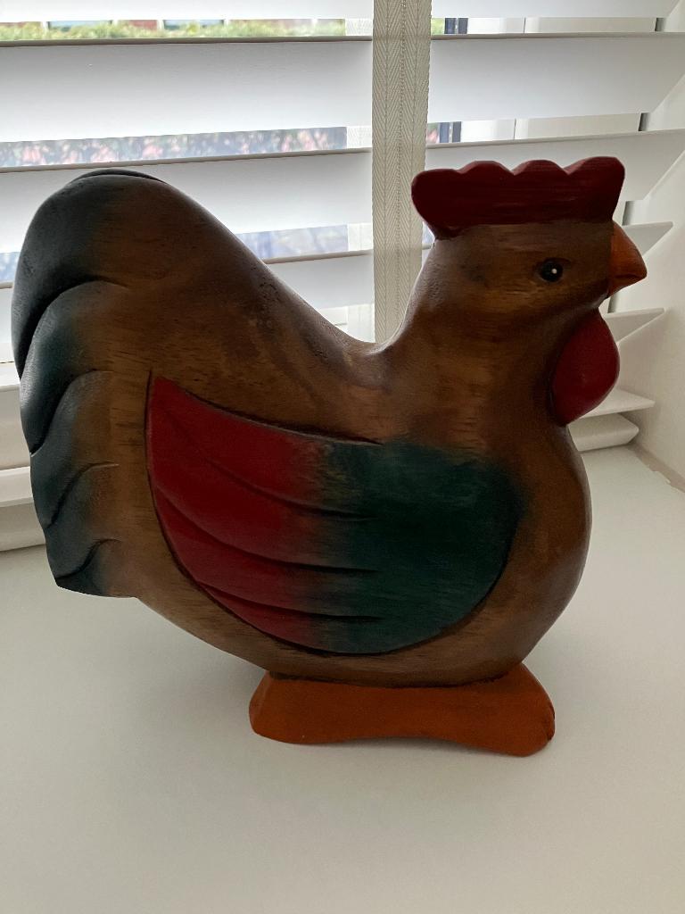 Houten beeld, Verzamelen, Beelden en Beeldjes, Ophalen, Nieuw, Dier