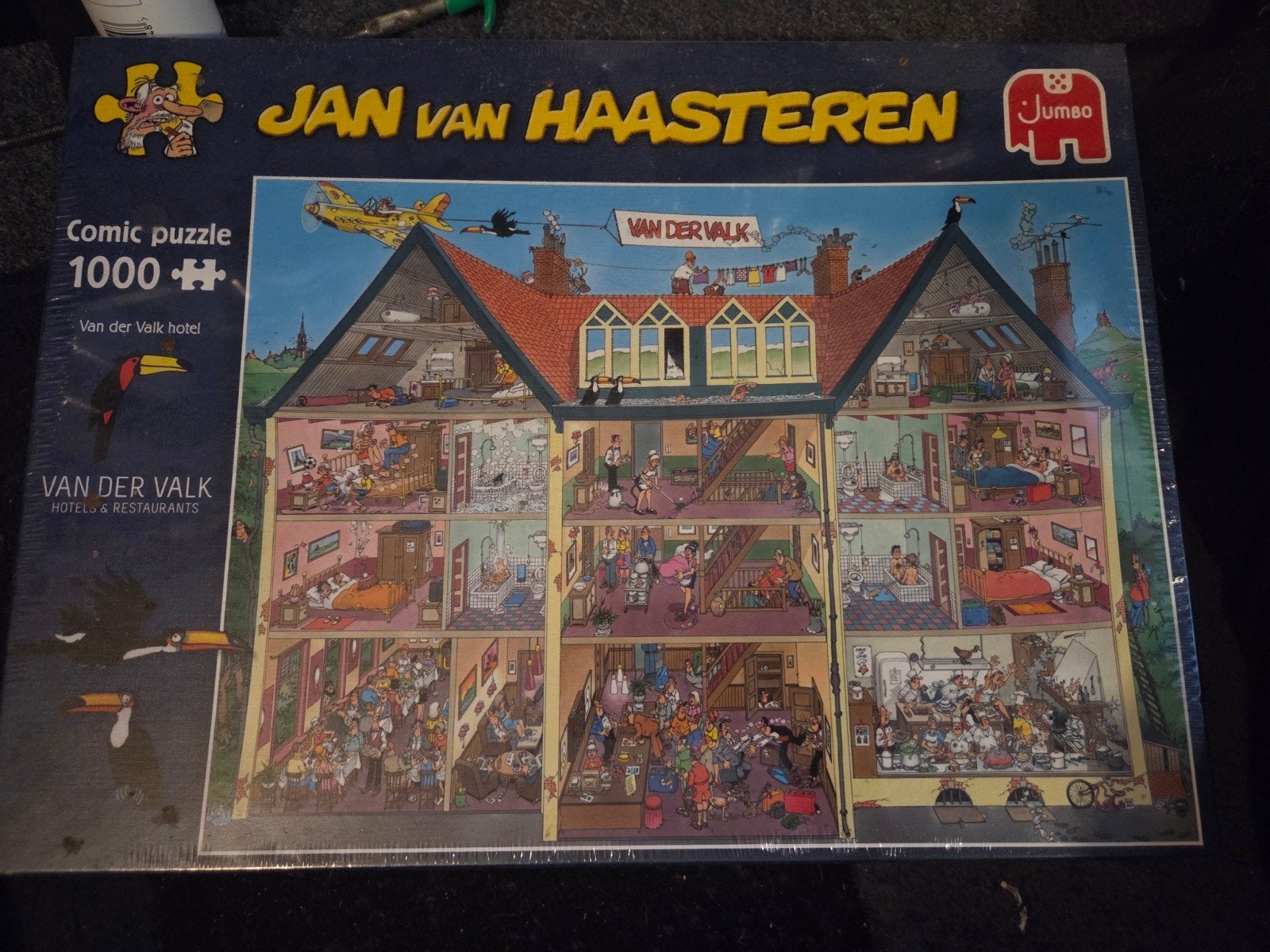 Jan van Haasteren Van der Valk 1000 stukjes – Geseald 81990, Ophalen of Verzenden, 500 t/m 1500 stukjes, Nieuw, Legpuzzel