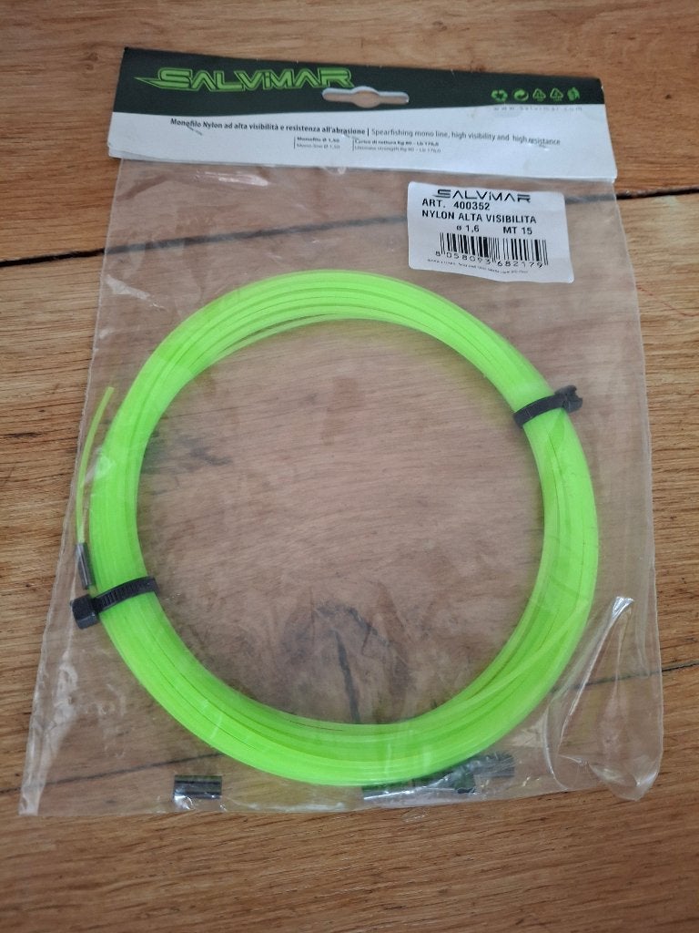 Salvimar nylon speervissen lijn acid green 15m, Salvimar, Salvimar, Overige typen, Nieuw