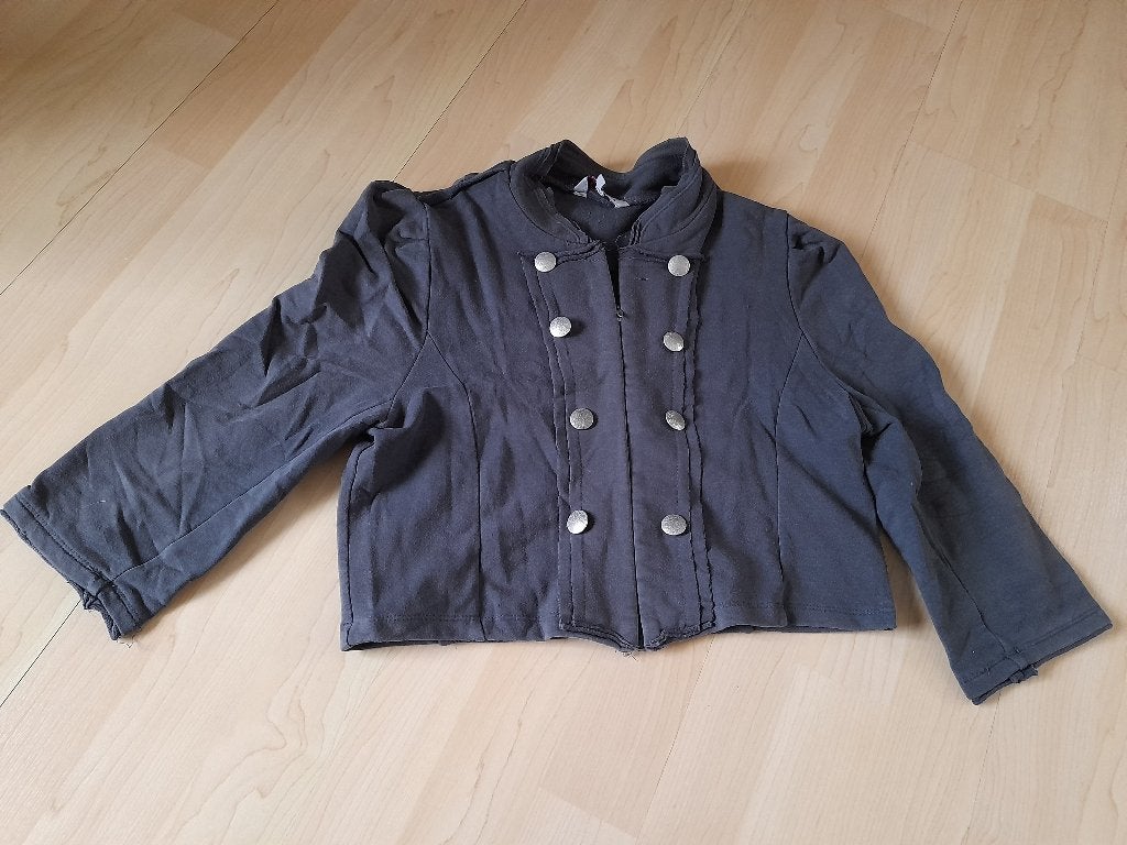 Grijs BOLERO VEST / JASJE maat S merk cl Essentials, Ophalen of Verzenden, Zo goed als nieuw, Maat 38/40 (M), Grijs
