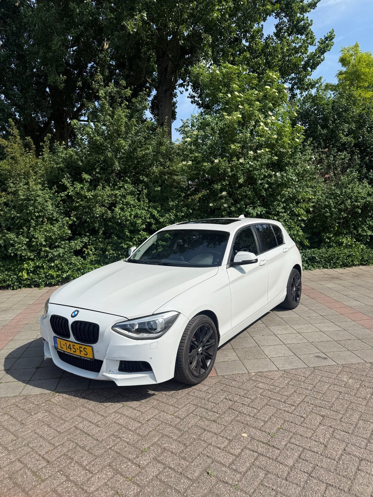 BMW 1-Serie 116i 136pk Aut 2014 Wit, 4 cilinders, Wit, 1200 kg, 650 kg