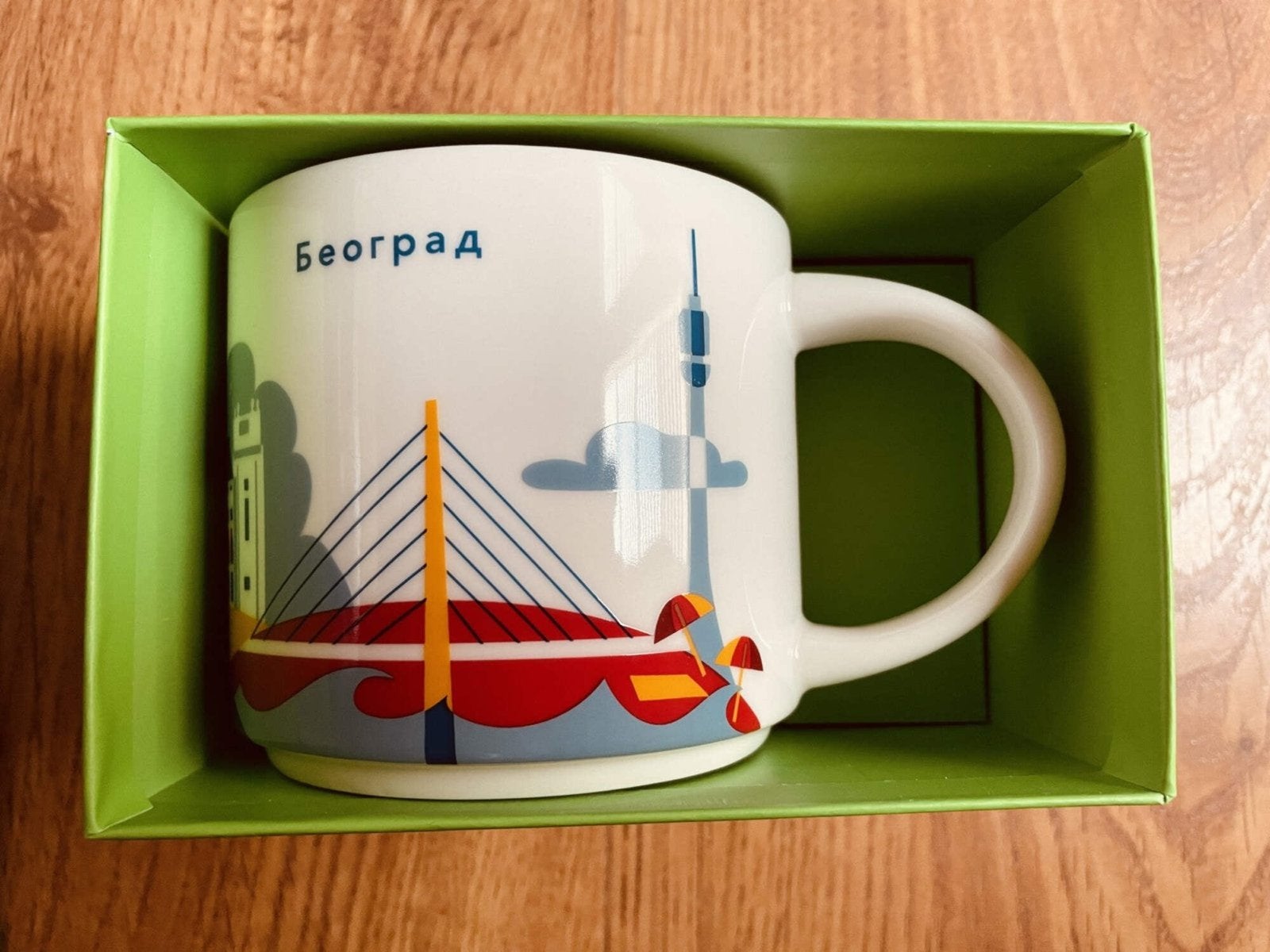 Starbucks City Mug Belgrado - Nieuw in doos, Overige typen, Nieuw, Ophalen of Verzenden, Steen/keramiek