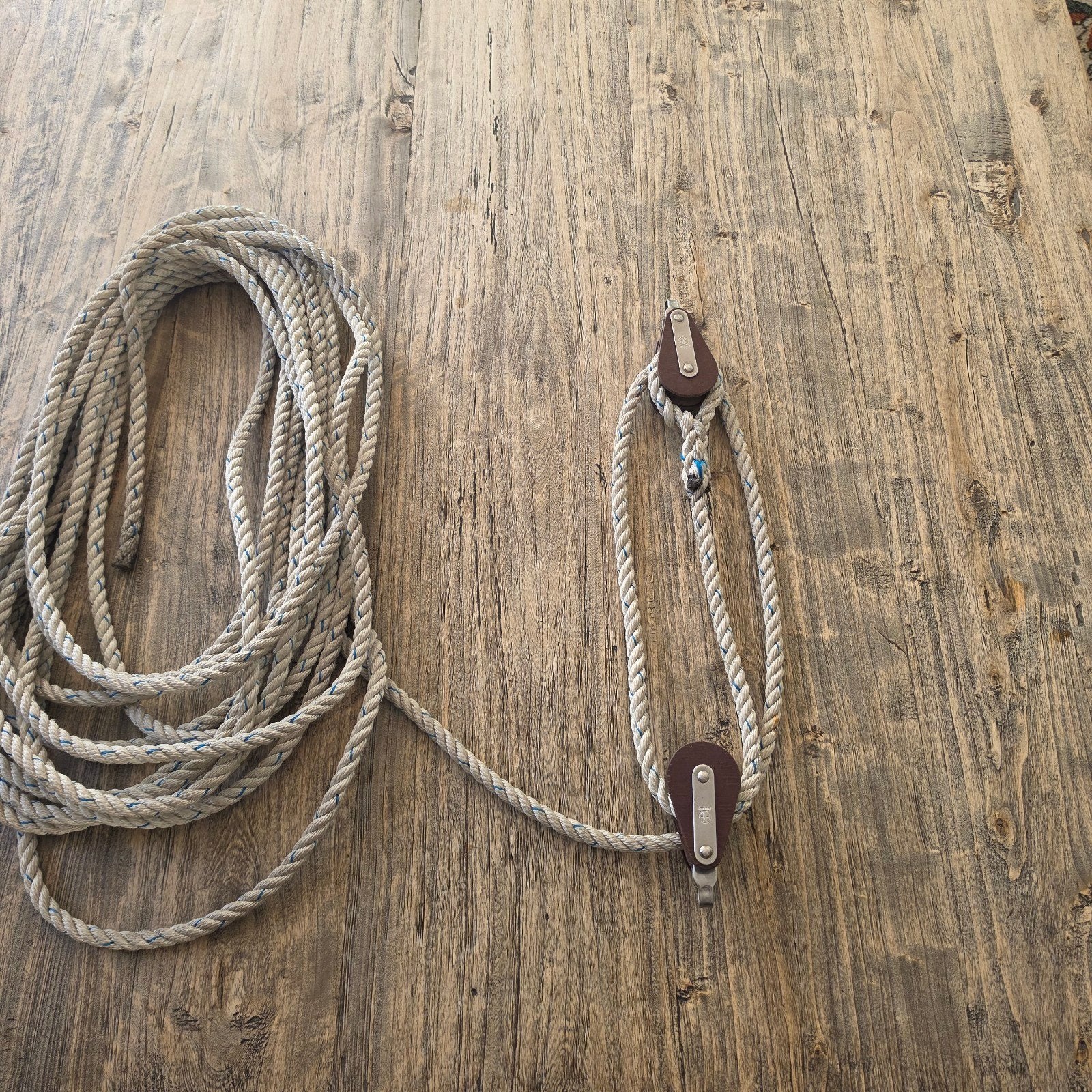 Tofnul blokken met touw, Ophalen of Verzenden, Gebruikt