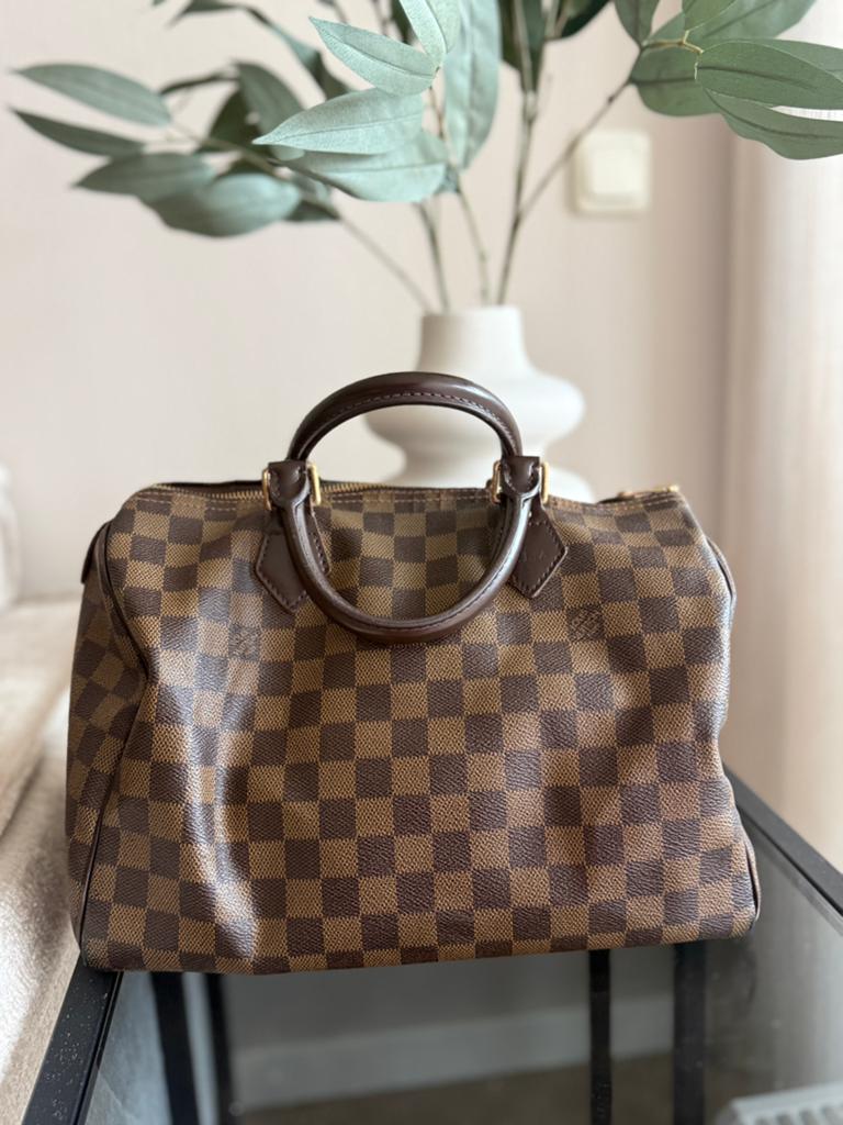 Louis vuitton speedy 25, Sieraden, Tassen en Uiterlijk, Tassen | Damestassen, Ophalen of Verzenden, Gebruikt, Bruin, Handtas