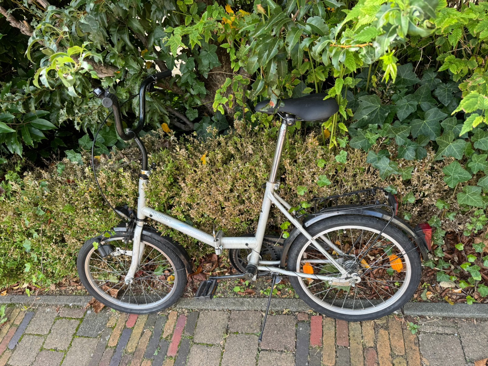Grijze vouwfiets, TEAB!, Ophalen, Gebruikt, Versnellingen, Totaal opvouwbaar