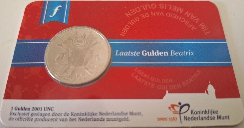 Coincard 2016 - Laatste Gulden Beatrix - VG, Verzenden, Overige landen, Overige waardes, Setje