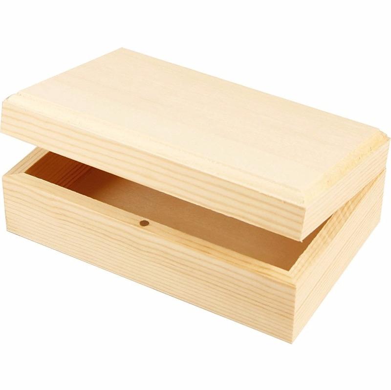Houten sieraden dozen/kistjes 4 x 9 x 5 cm  opberg kistjes, Minder dan 50 cm, Nieuw, Minder dan 50 cm, Ophalen of Verzenden