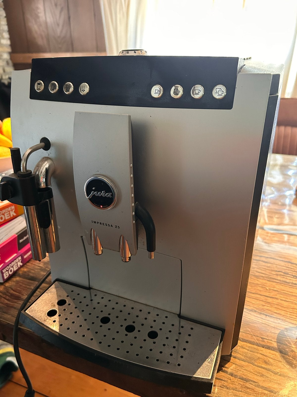Jura Impressa Z5 koffiemachine - lekt, scheur in lekbak, Ophalen, Niet werkend, Koffiemachine, Koffiebonen