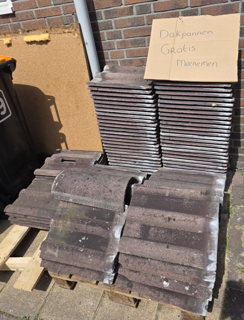 Nelskamp dakpannen - Origineel - Hoogeveen Schoonvelde West, Ophalen, Gebruikt, Dakpannen