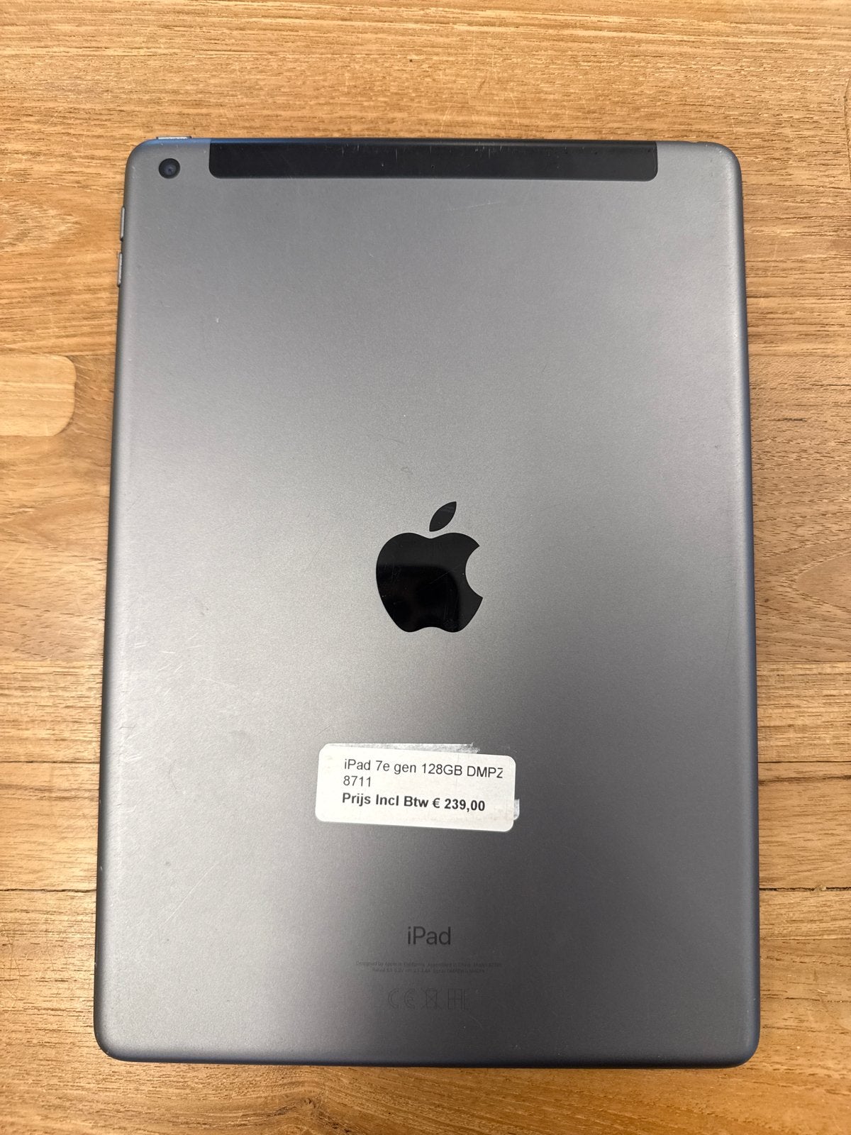 iPad 7e generatie 128GB, Computers en Software, Ophalen of Verzenden, Gebruikt, Apple iPad, 128 GB