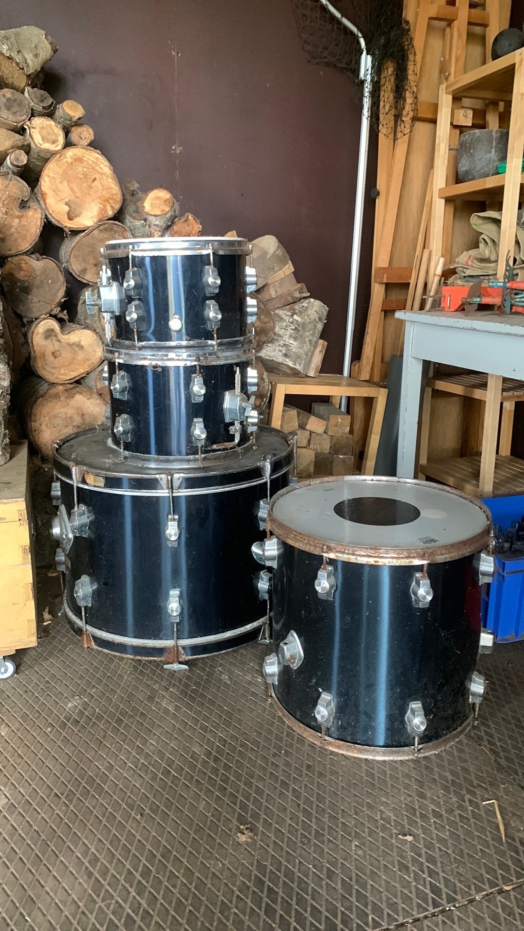 Drumstel trommels voor decoratie, Ophalen, Gebruikt, Overige merken