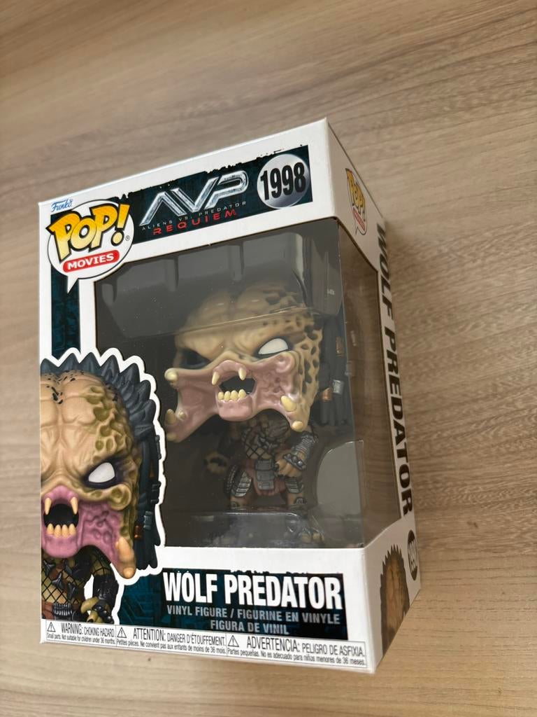 Funko Pop! Movies #1998 Wolf Predator – AVP Requiem Vinyl, Ophalen of Verzenden, Funko Europe, Supportemea@funko.com, 4th floor, 1 Queen Caroline St, London W6 9YN, Verenigd Koninkrijk