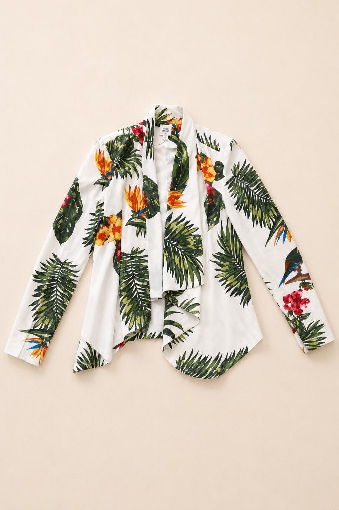 Zomerse jasje met tropische print - Elli White, Kleding | Dames, Maat 38/40 (M), Meerkleurig, Ophalen of Verzenden, Zo goed als nieuw