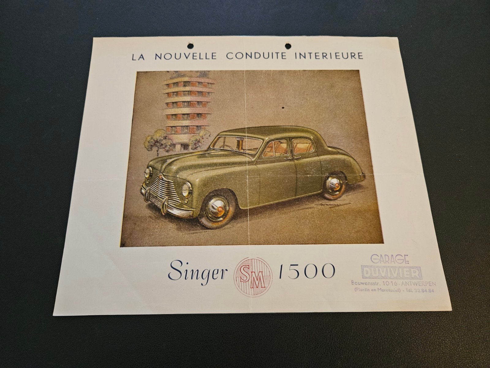 Leaflet Singer 1500, Ophalen of Verzenden, Zo goed als nieuw, Overige merken