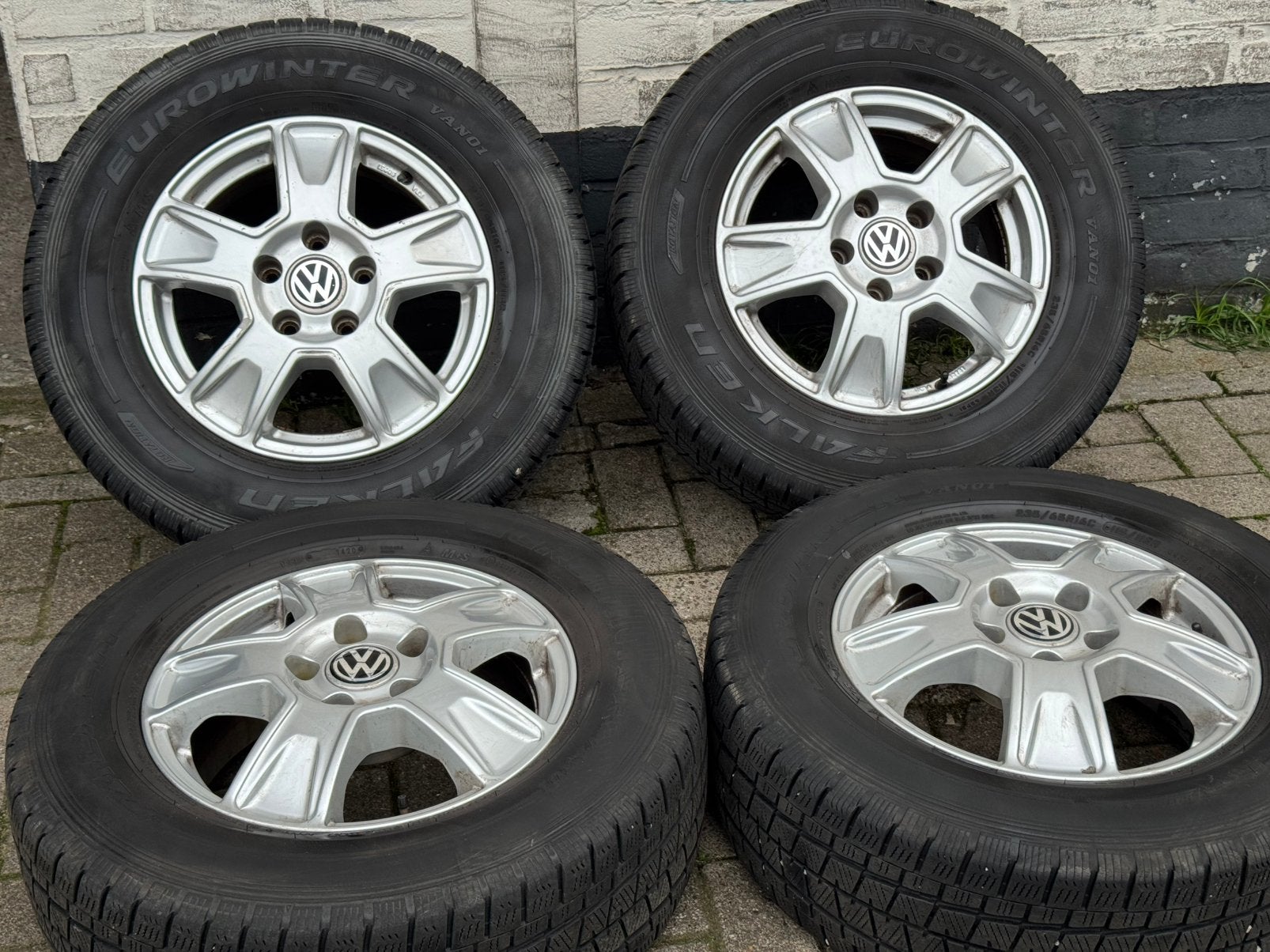 16 inch inch VW  Amorok Crafter / MAN velgen banden, Ophalen, 16 inch, Banden en Velgen, Winterbanden