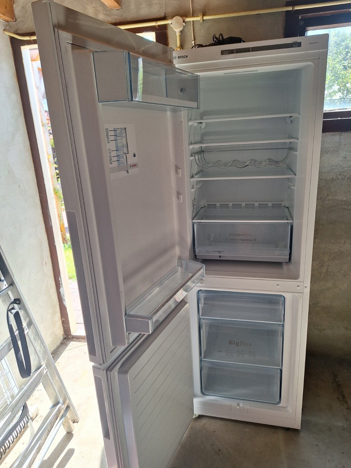 Witte Koel Vries combinatie, Witgoed en Apparatuur, Koelkasten en IJskasten, Ophalen, Gebruikt, 200 liter of meer, Met aparte vriezer