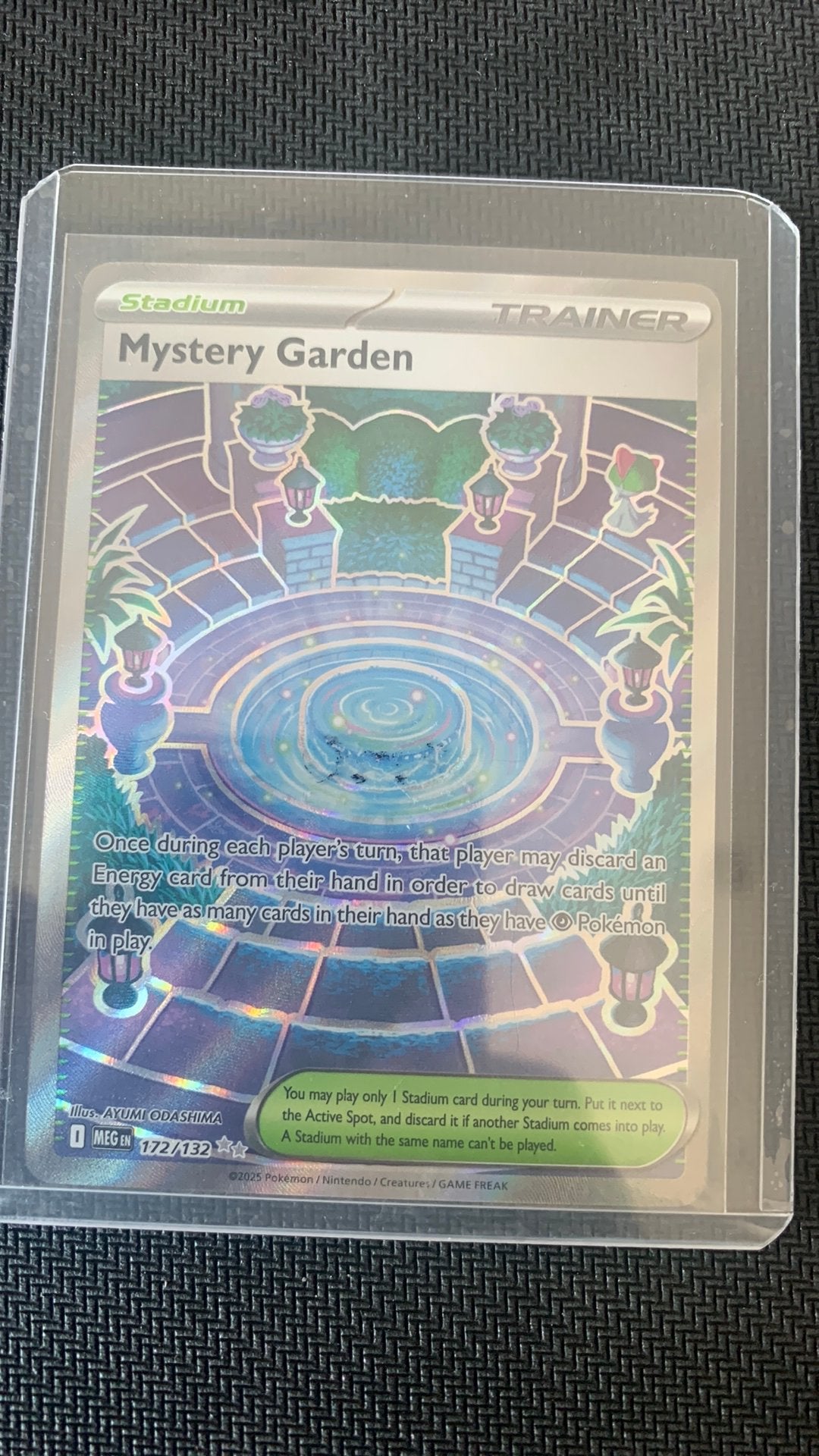 Mega evolution Mystery garden trainer   172/132, Ophalen of Verzenden, Zo goed als nieuw