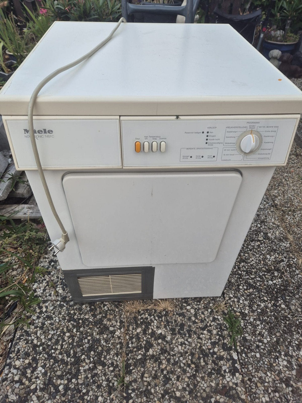 Miele Novotronic T450C Wasdroger - Gebruikt, Ophalen, 6 tot 8 kg, Gebruikt, Voorlader