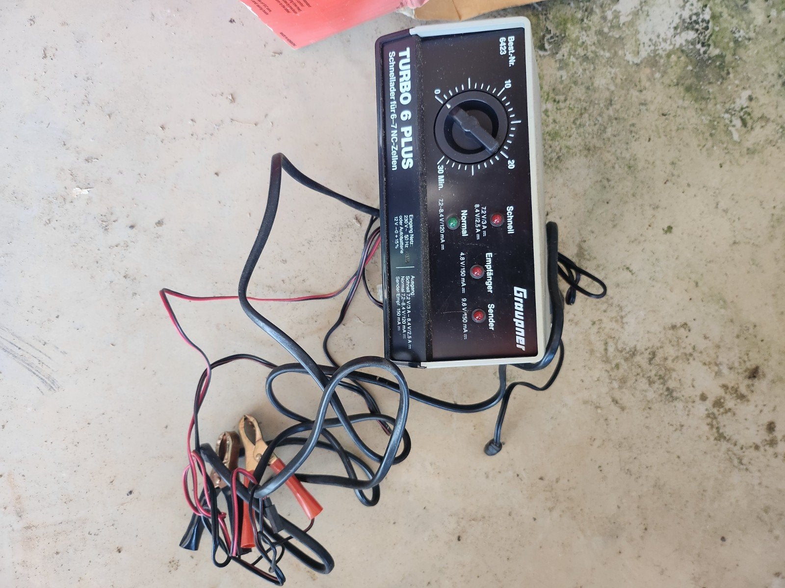 Graupner Turbo 6 Plus acculader, Ophalen, Gebruikt