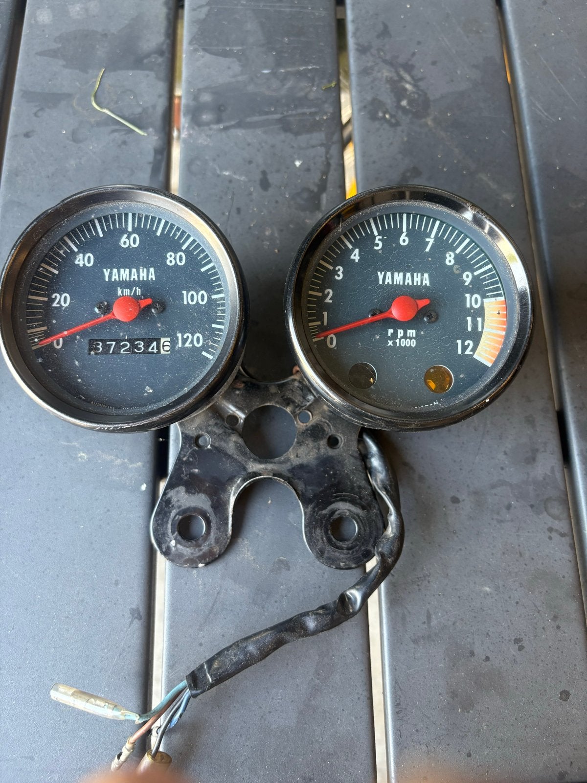 Cockpit Yamaha RD - snelheidsmeter en toerenteller, Ophalen of Verzenden, Gebruikt