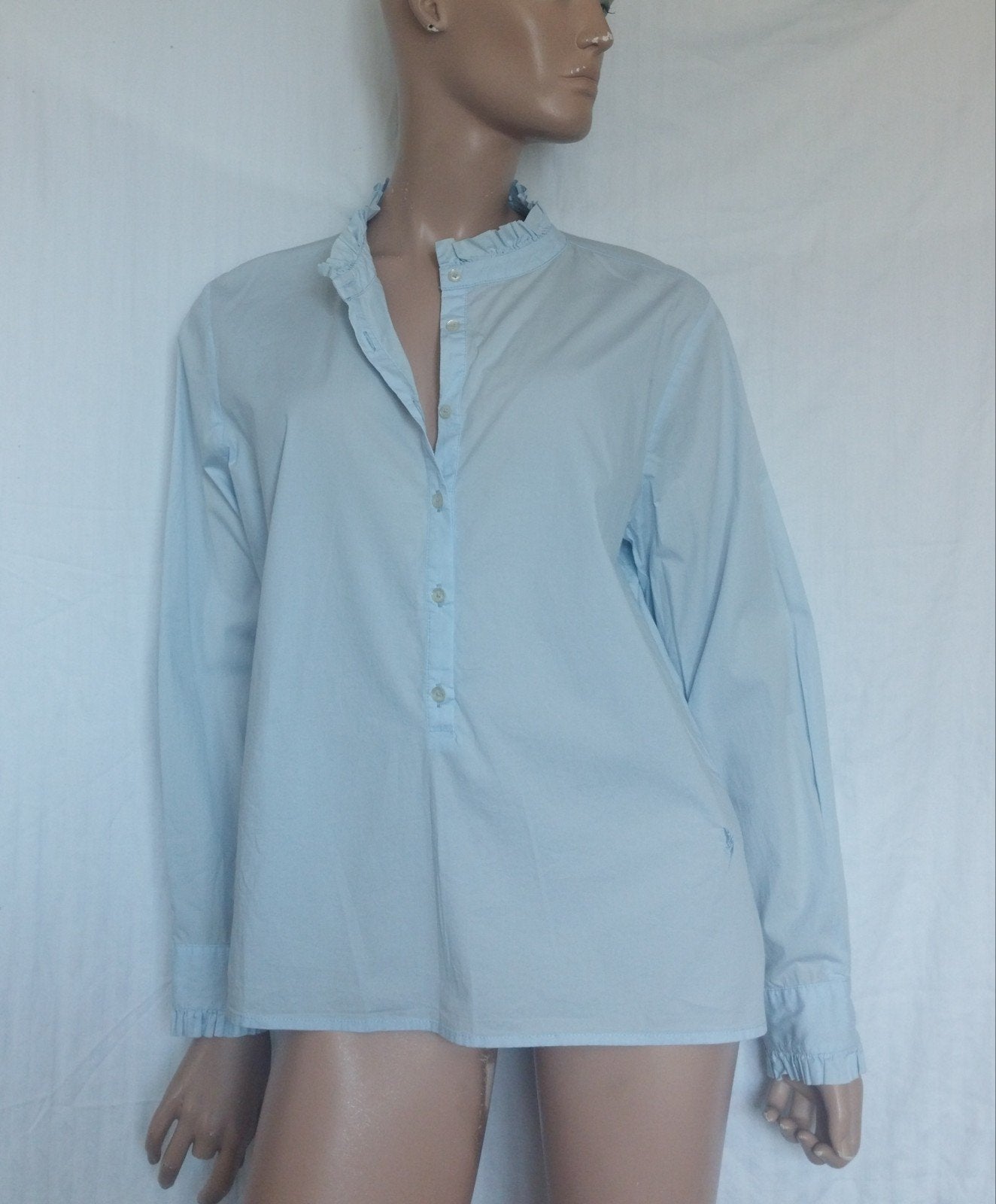 EMILY VAN DEN BERGH Blouse , Maat 44, Ophalen of Verzenden, Zo goed als nieuw, Maat 42/44 (L), Blauw