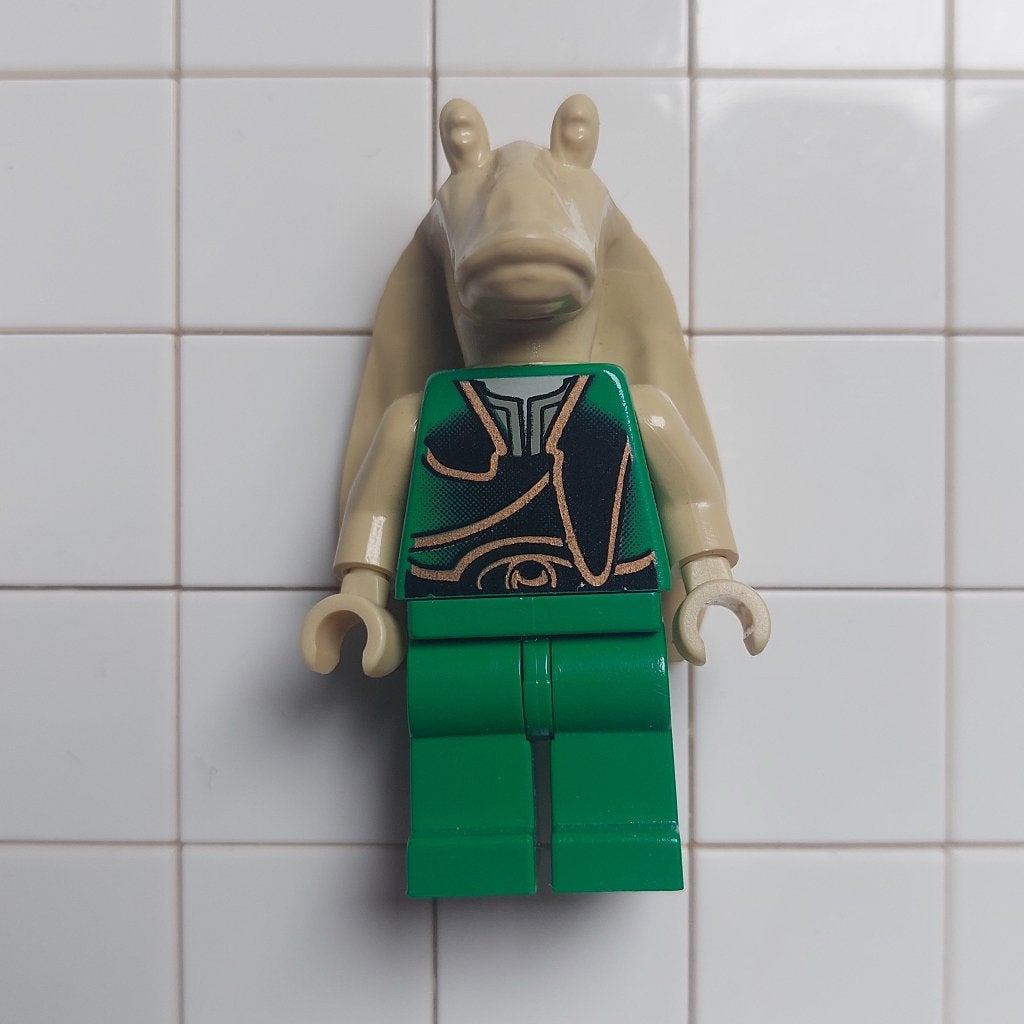 LEGO Star Wars Minifig - Gungan Warrior - sw0013, Ophalen of Verzenden, Zo goed als nieuw