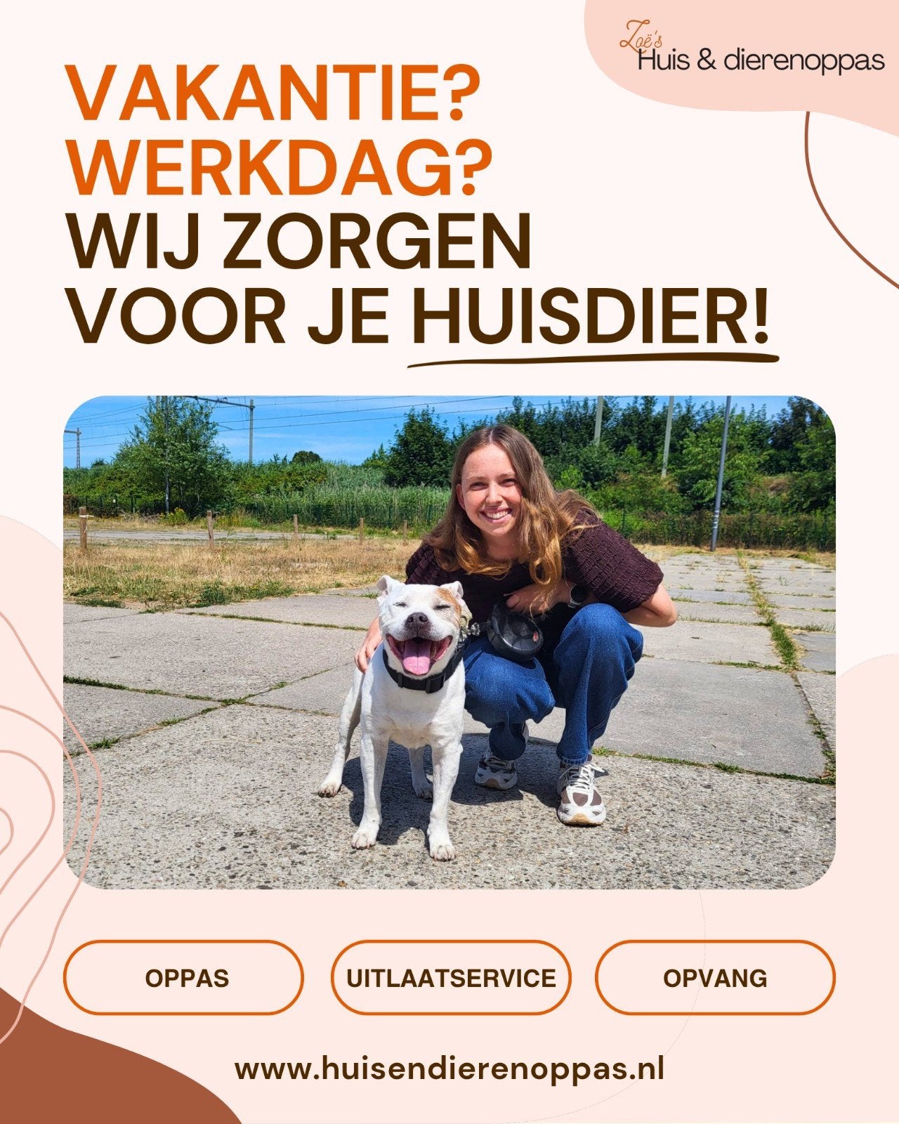 Huisdierenoppas - uitlaatservice - hondenopvang Hengelo e.o, Ophalen of Verzenden, Hond
