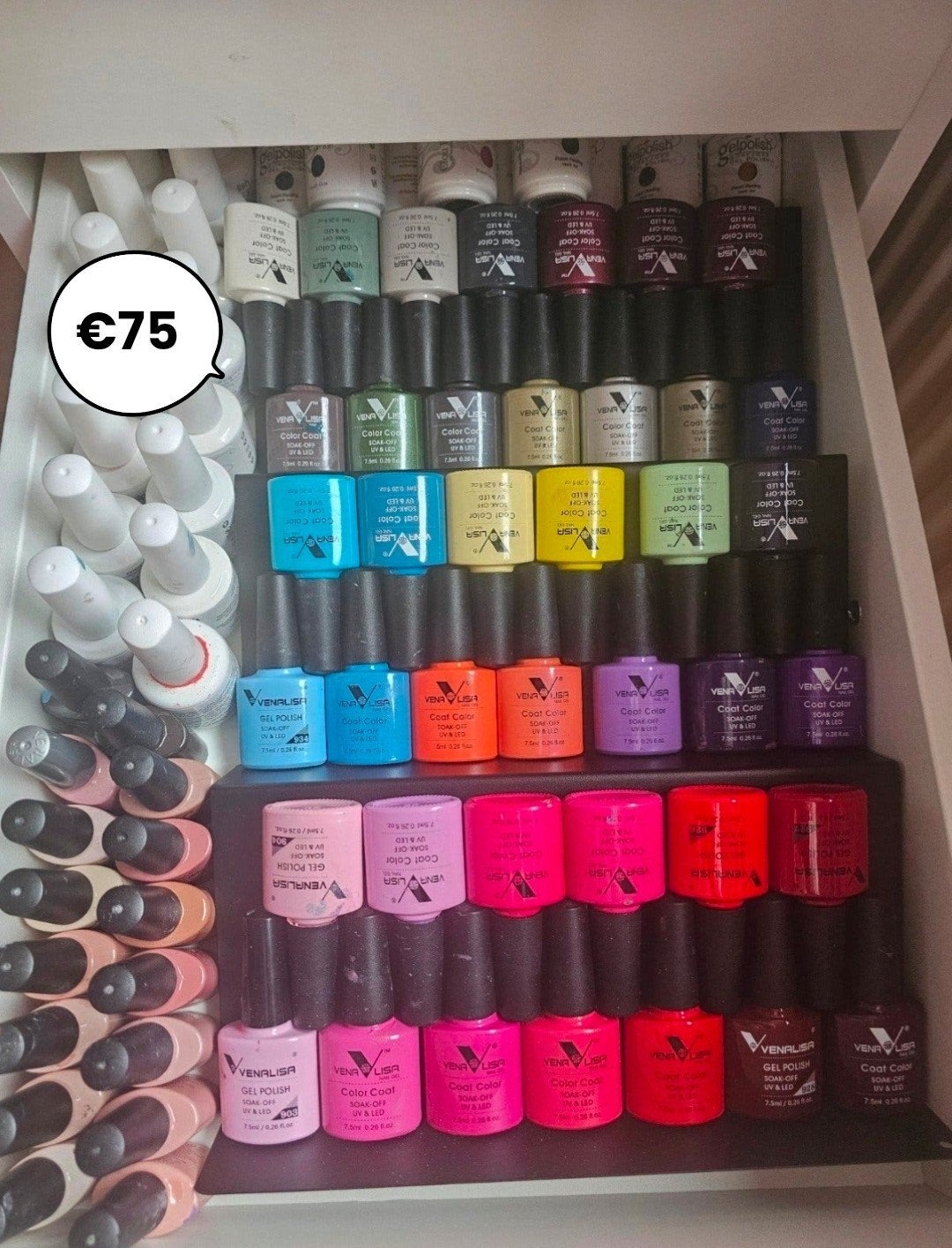 Grote collectie gellak nagellak - Venalisa & Pink Gellac, Ophalen of Verzenden, Zo goed als nieuw