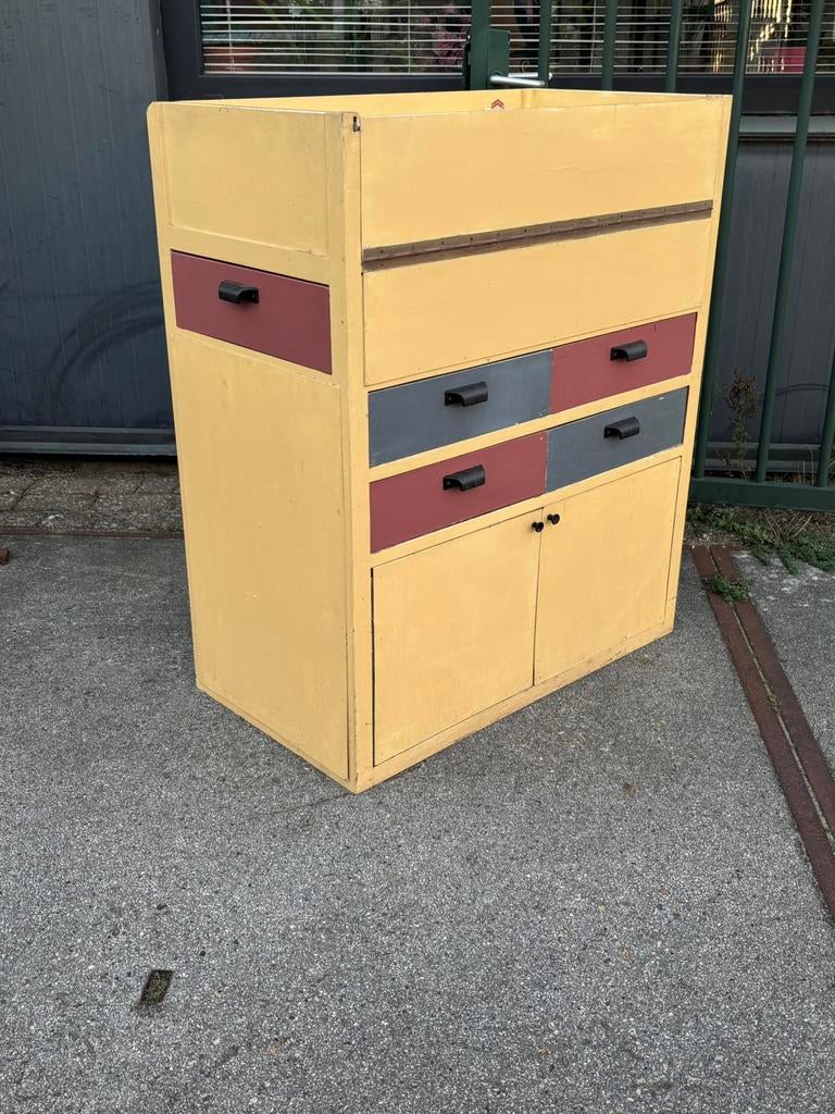 Vintage commode, Huis en Inrichting, Kasten | Ladekasten, Ophalen, Gebruikt, 100 tot 150 cm, 50 tot 100 cm
