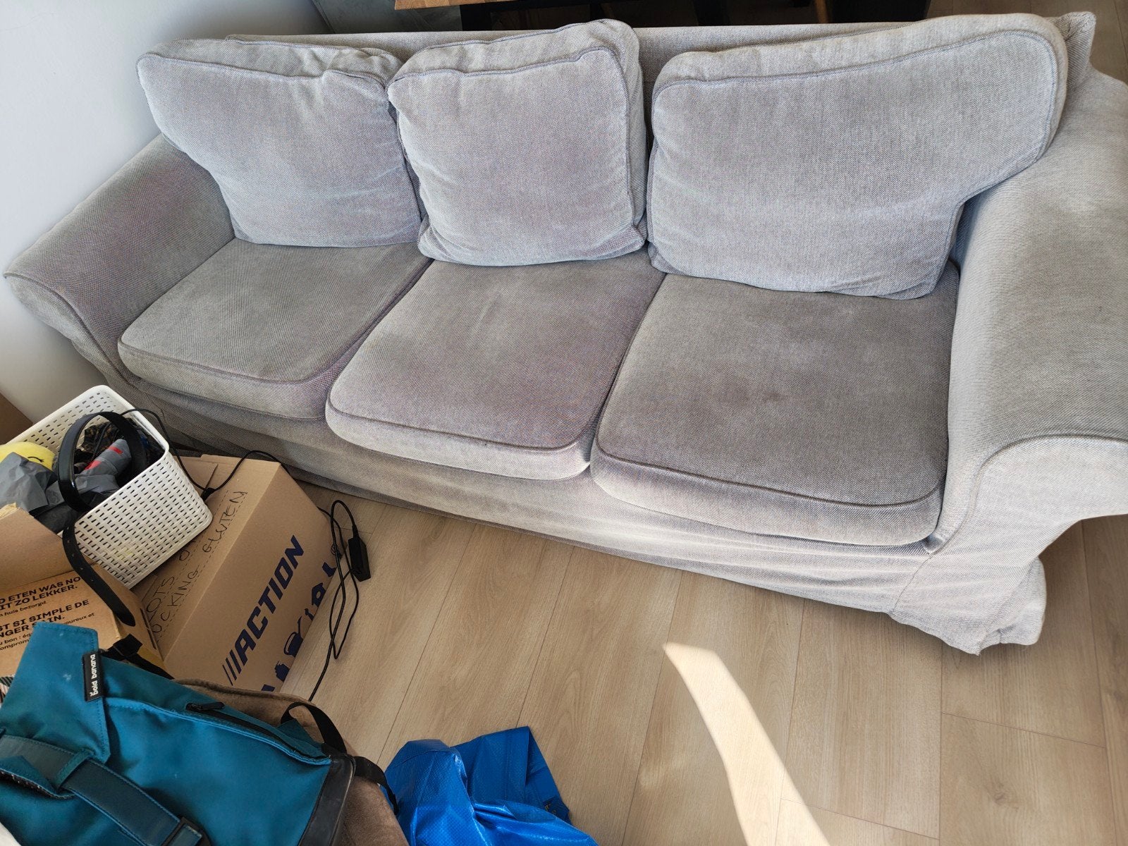 IKEA Ektorp 3-zitsbank, Ophalen, Gebruikt, Driepersoons, 75 tot 100 cm