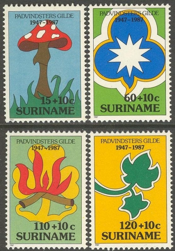 Te koop republiek Suriname 536/539 postfris, Postzegels en Munten, Verzenden, Postfris