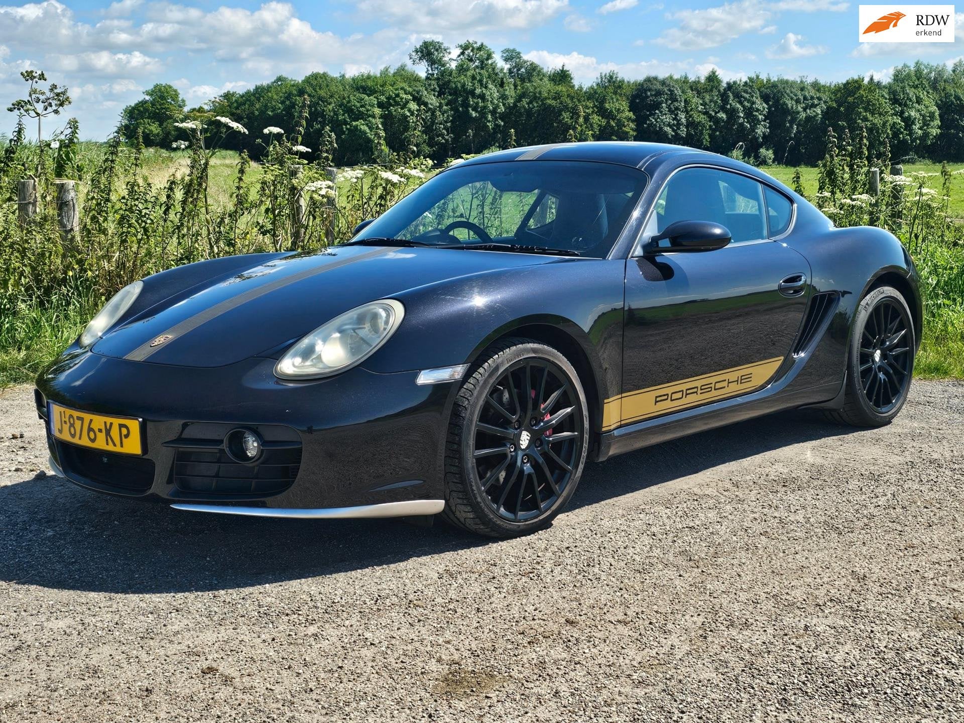 Porsche Cayman S 3.4 RHD aut GOED LEZEN! HANDEL EXPORT HANDI, Auto's, Gebruikt, Alcantara, Handgeschakeld, 2 stoelen