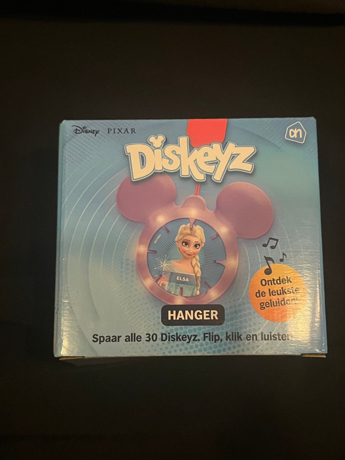 Nieuw! Albert heijn ah diskeyz diskey hanger Elsa paars, Ophalen of Verzenden