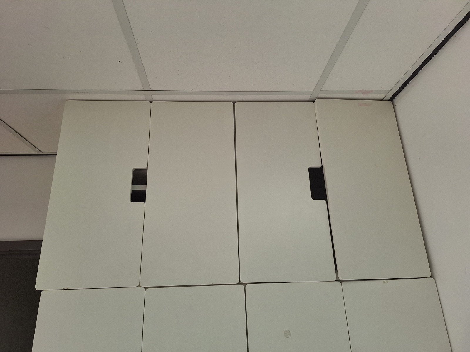 2 Witte opbergkasten van ikea, Ophalen, 50 tot 100 cm, Minder dan 100 cm, Modern